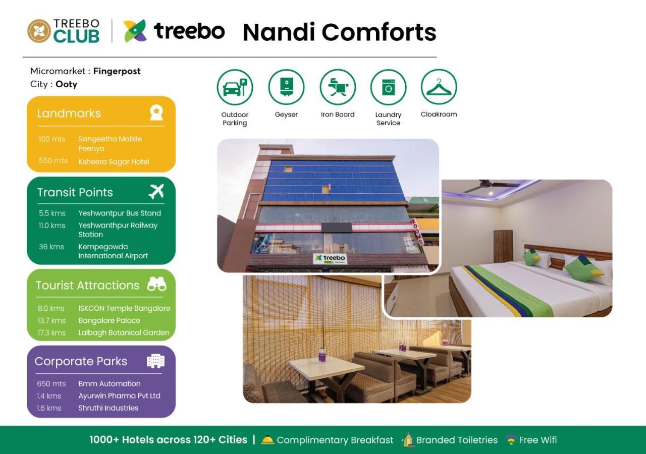 Treebo Nandi Comforts, Peenya Bangalore Bagian luar foto